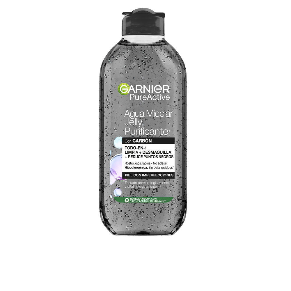 SKINACTIVE agua micelar pure active jelly purificante carbón imperfecciones piel 400 ml