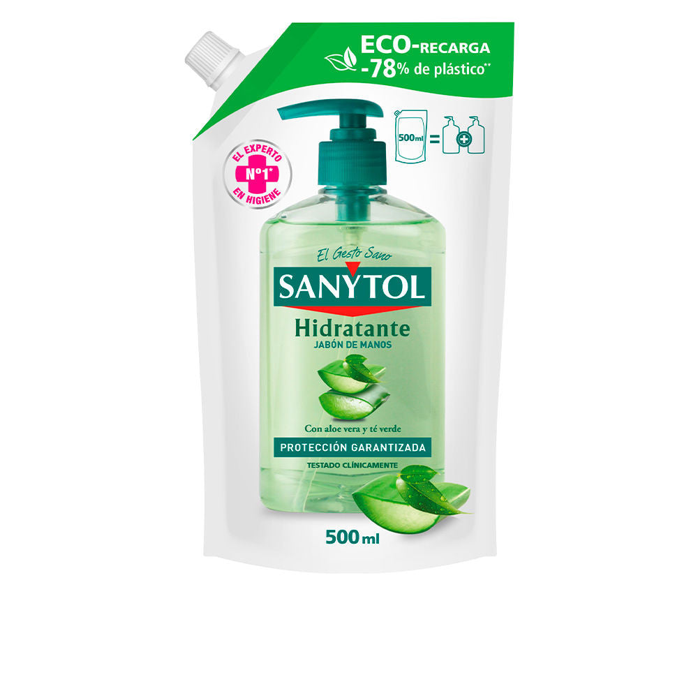 SANYTOL JABÓN DE MANOS antibacteriano hidratante recambio eco pack 500 ml