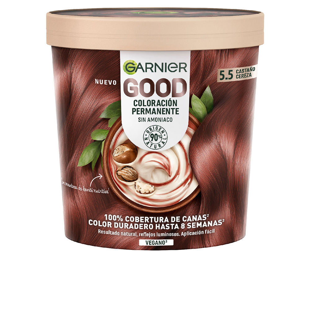 GOOD coloracion permanente sin amoniaco 55 castano cereza 217 ml