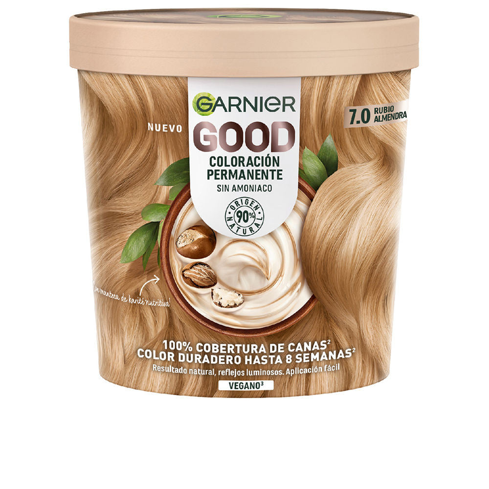 GOOD coloracion permanente sin amoniaco 70 rubio almendra 217 ml
