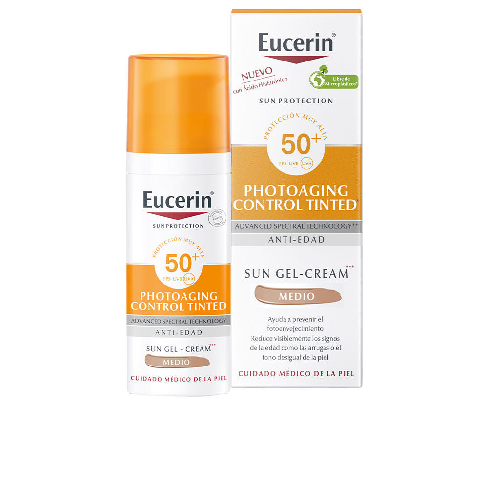 SUN PROTECTION PHOTOAGING gel crema SPF50 medium 50 ml
