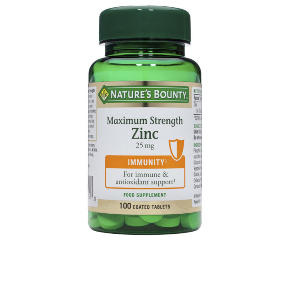 ZINC 25 mg comprimidos recubiertos 100 u