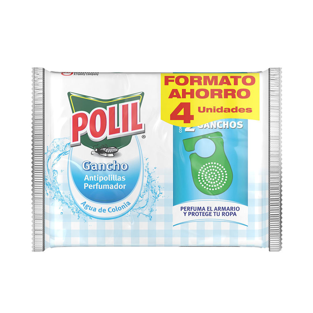 POLIL perfumador antipolillas colonia x 4 u