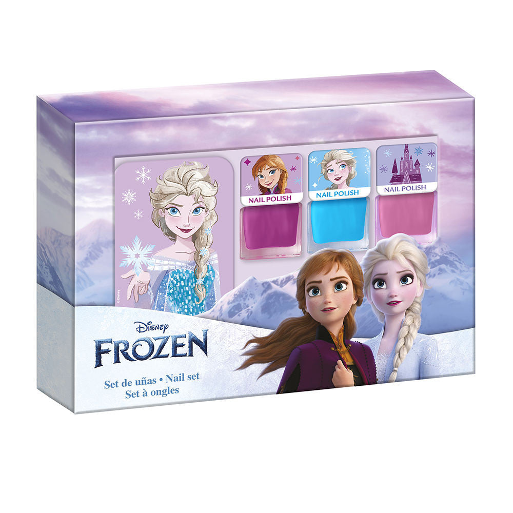 FROZEN UÑAS ESTUCHE 3 pz