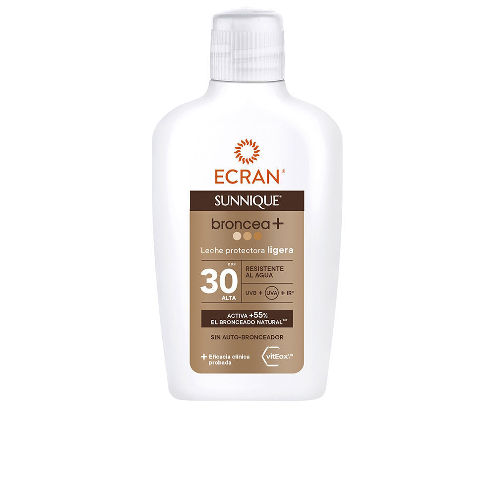 ECRAN SUNNIQUE BRONCEA+ leche protectora SPF30 200 ml