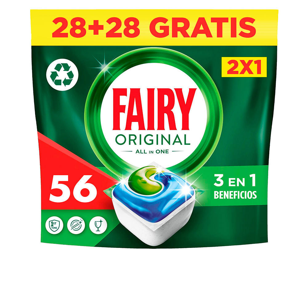 FAIRY TODO EN 1 ORIGINAL lavavajillas 56 cápsulas