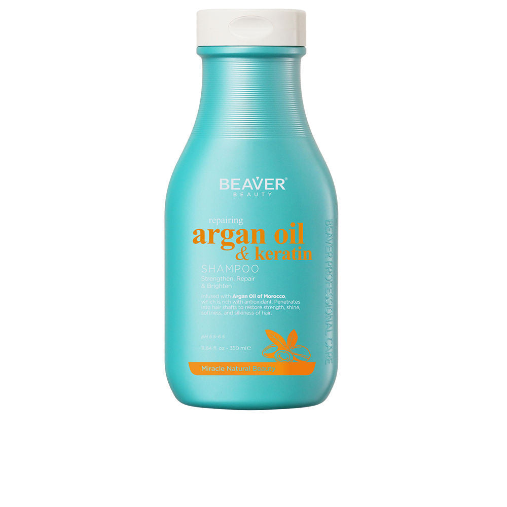 ARGAN OIL & KERATIN champú reparador 350 ml