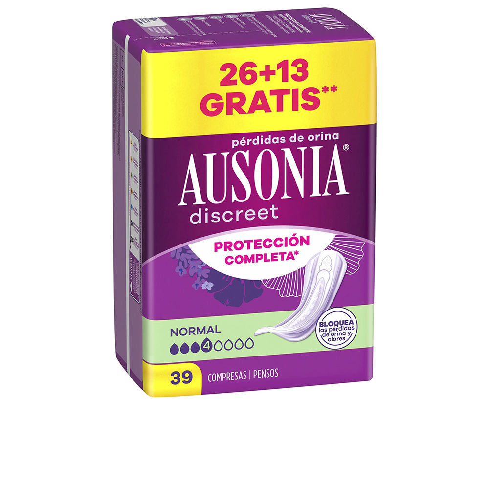 AUSONIA DISCREET compresas incontinencia normal 39 u