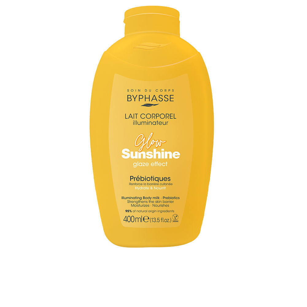 GLOW SUNSHINE leche corporal iluminadora con prebióticos 400 ml
