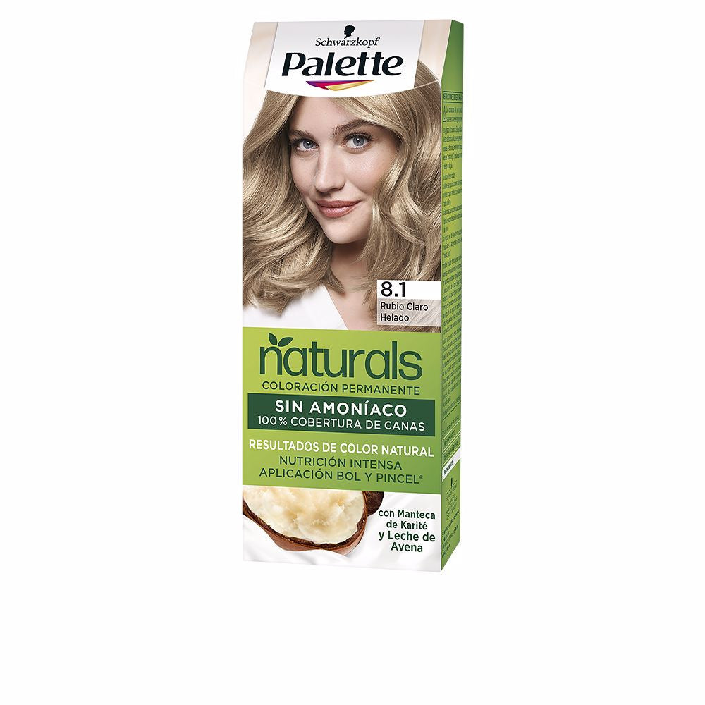PALETTE NATURAL tinte 81 rubio claro helado 1 u