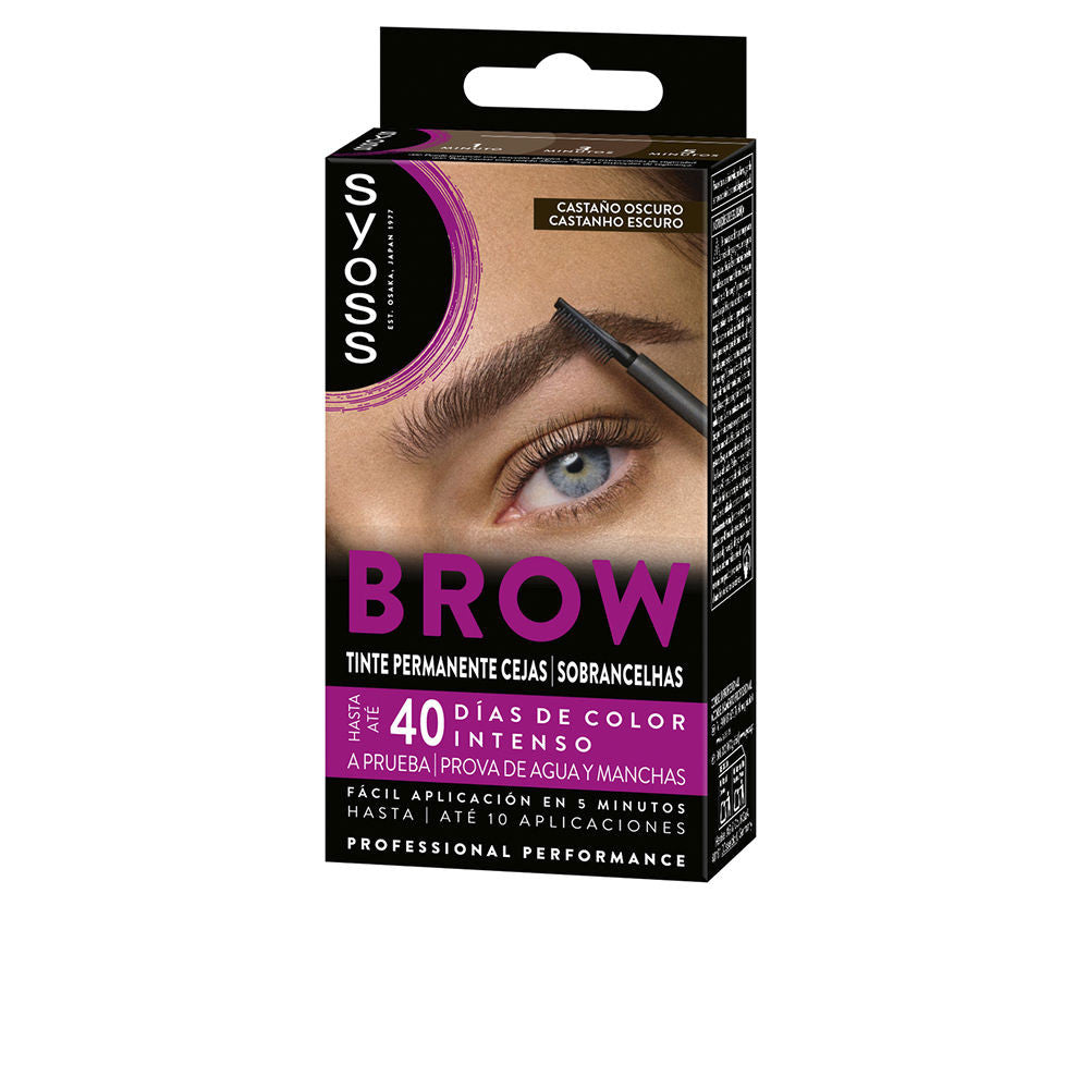 BROW TINT permanente cejas Castano Oscuro 1 u