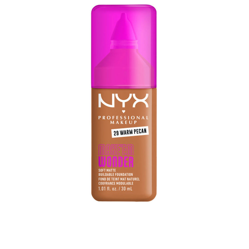 MAKE EM WONDER foundation 29 Warm Pecan 30 ml