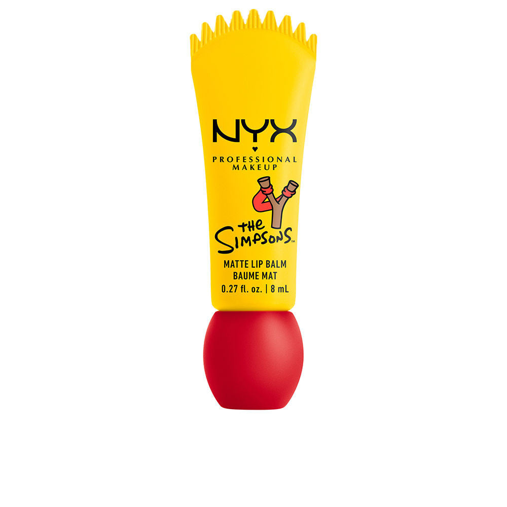 Balsamo labial mate SMUSHY de LOS SIMPSON Rebel Red 8 ml