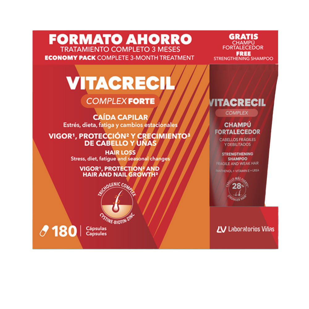 VITACRECIL COMPLEX FORTE cápsulas + champú 2 u