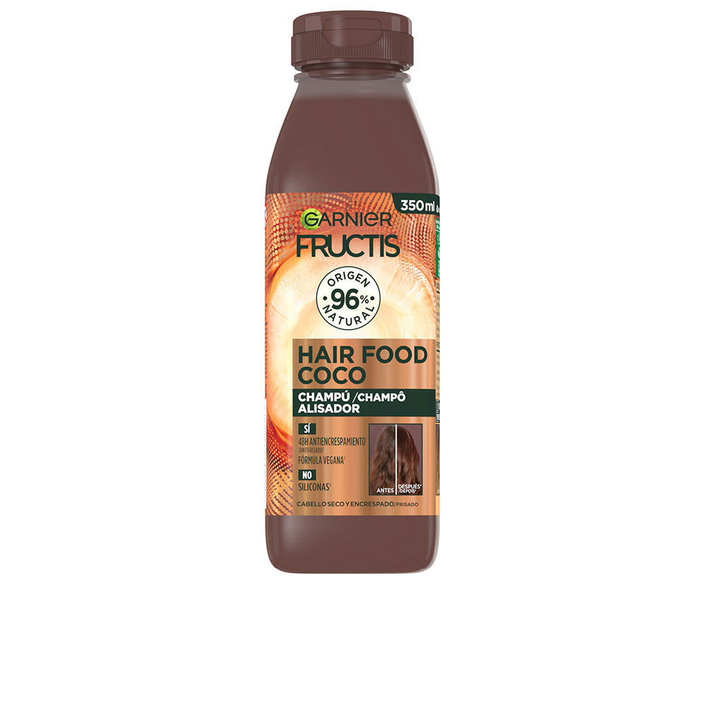 FRUCTIS HAIR FOOD MACADAMIA champú alisador 350 ml