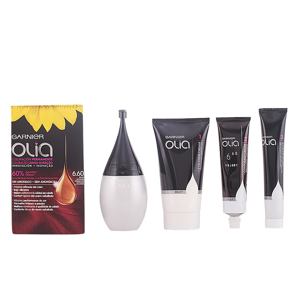 OLIA coloracion permanente sin amoniaco 660 rojo intenso 1 u