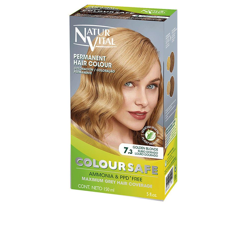 COLOURSAFE tinte permanente 73 rubio dorado