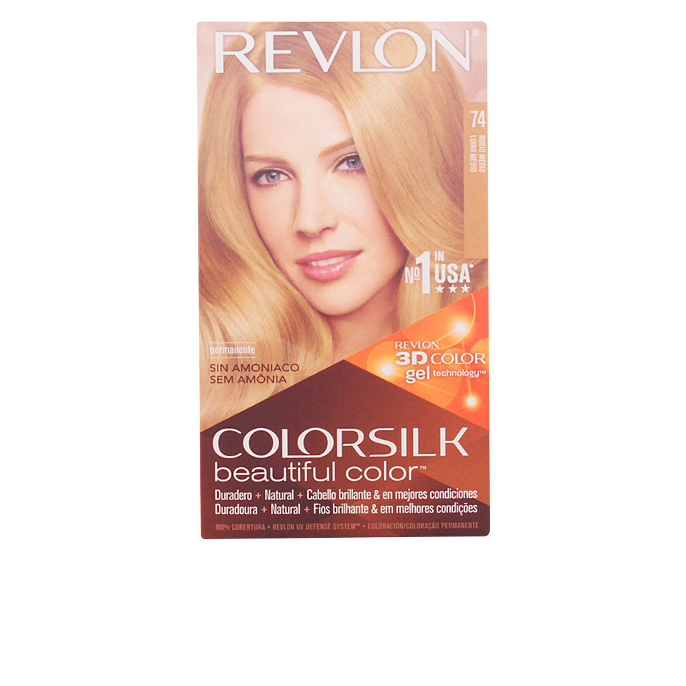 COLORSILK tinte 74 rubio medio 1 u