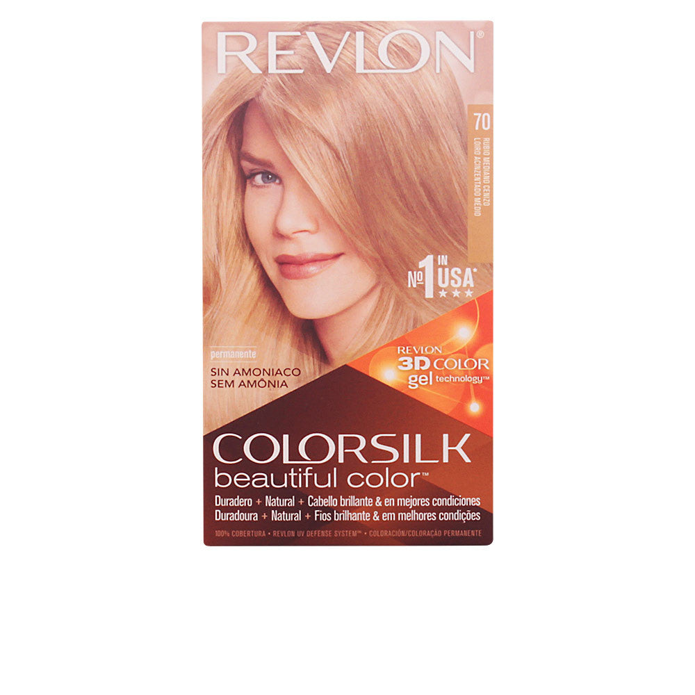 COLORSILK tinte 70 rubio medio ceniza 1 u