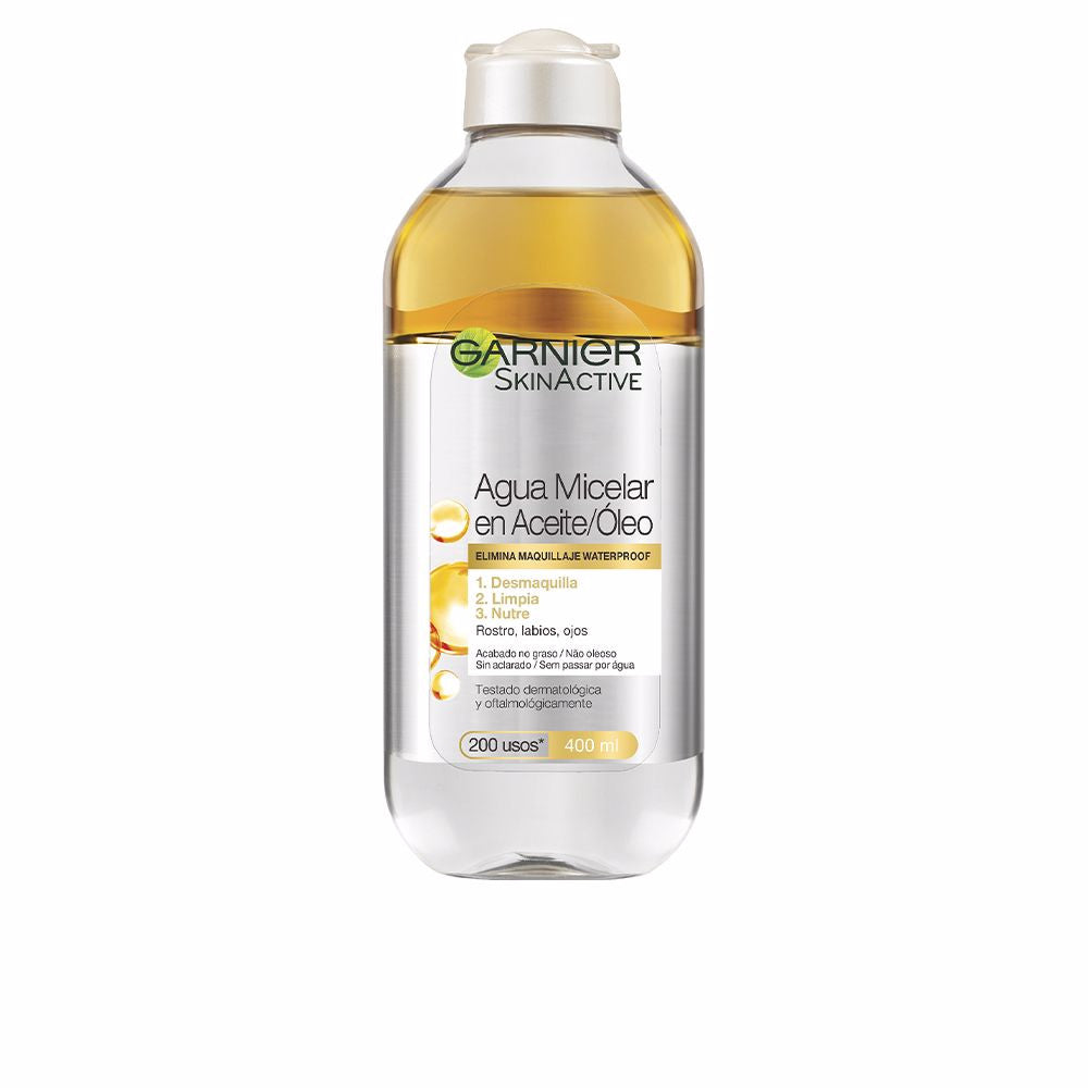 SKINACTIVE agua micelar en aceite waterproof 400 ml