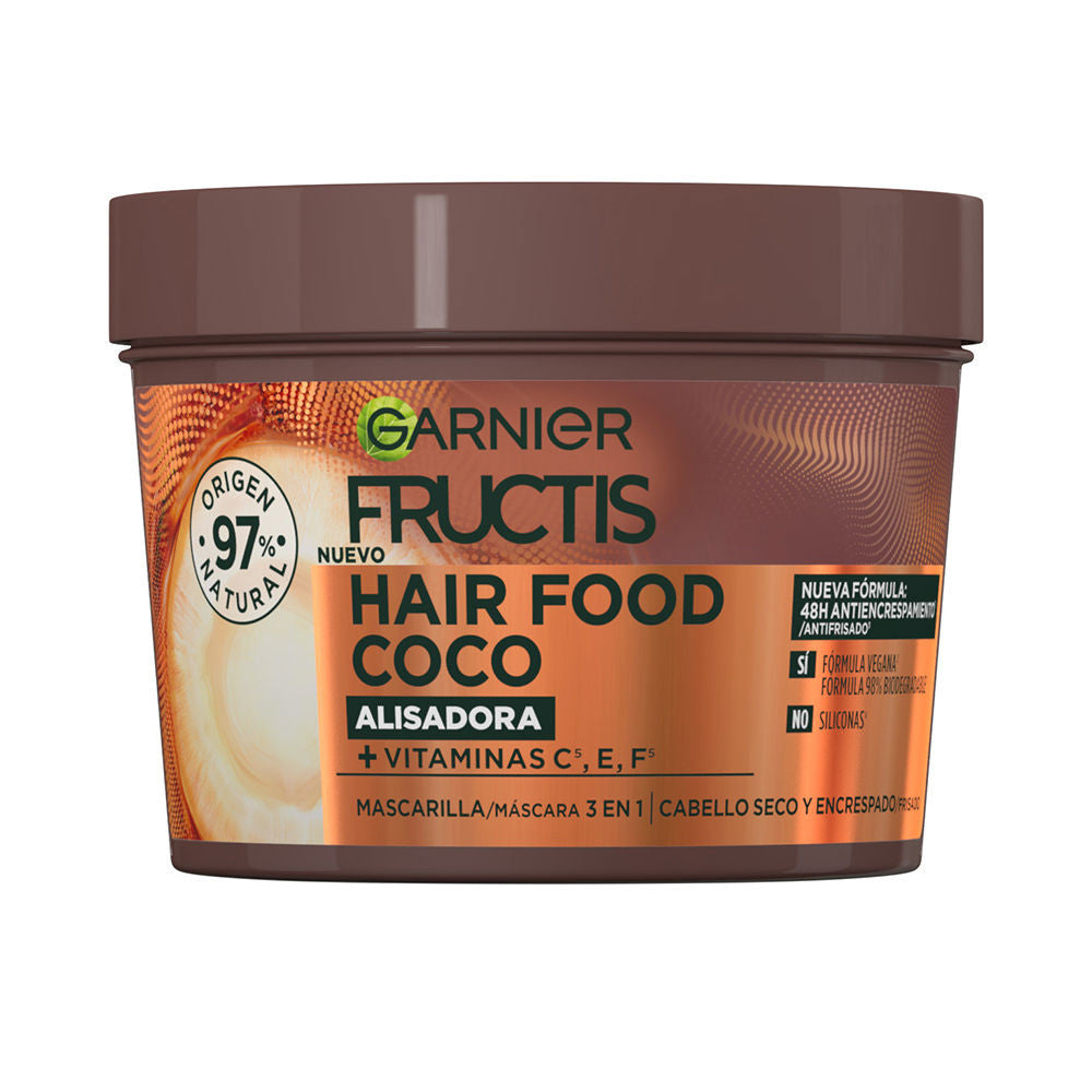 FRUCTIS HAIR FOOD COCO mascarilla alisadora 390 ml