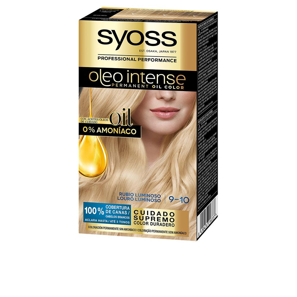 OLEO INTENSE tinte sin amoniaco 910 rubio luminoso 5 pz