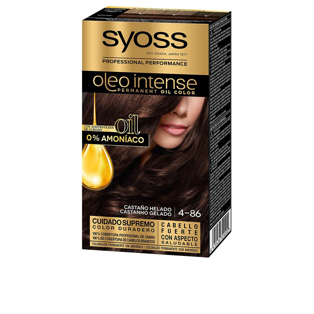 OLEO INTENSE tinte sin amoniaco 486 castano helado 5 pz