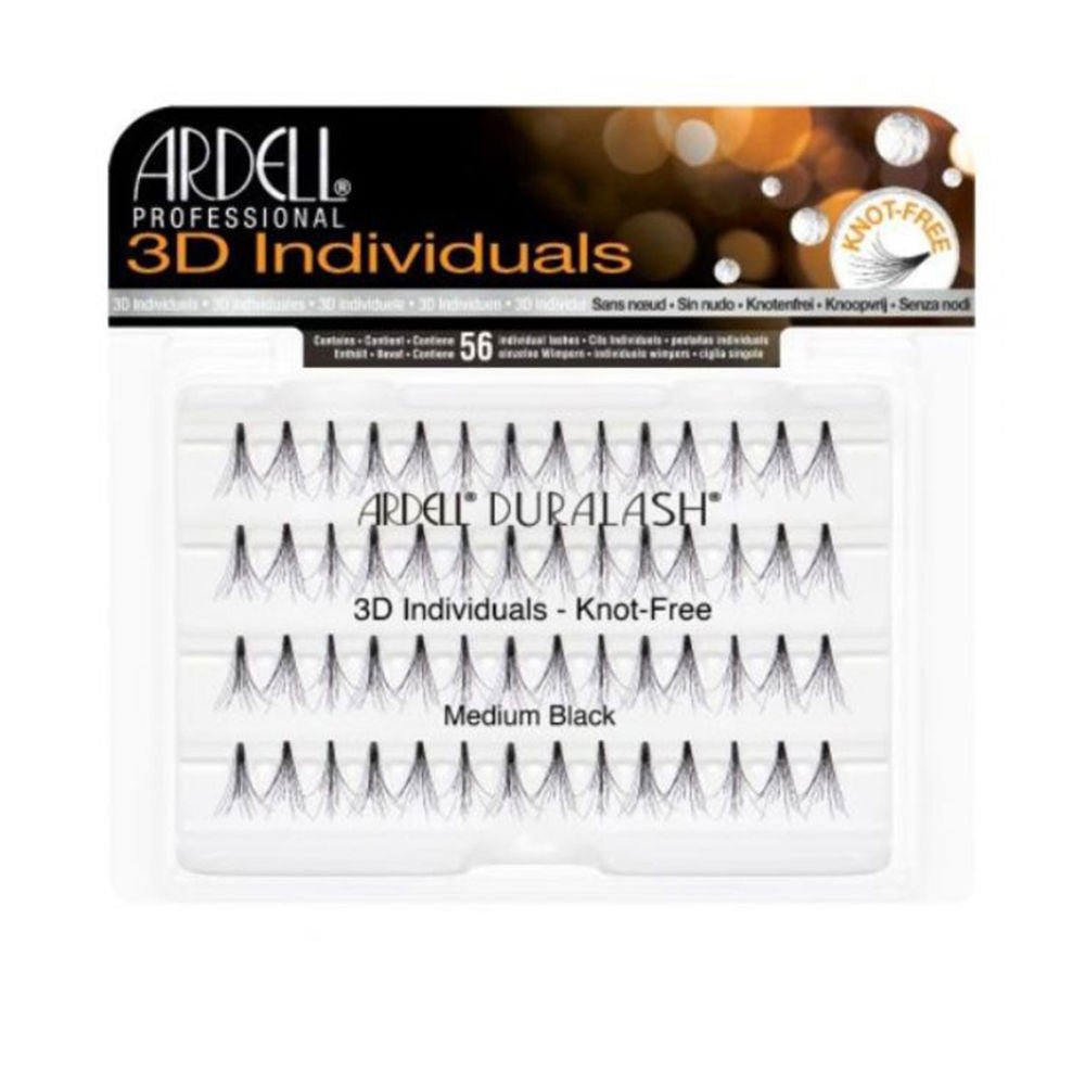PESTANAS POSTIZAS 3D INDIVIDUALES medium black 1 u
