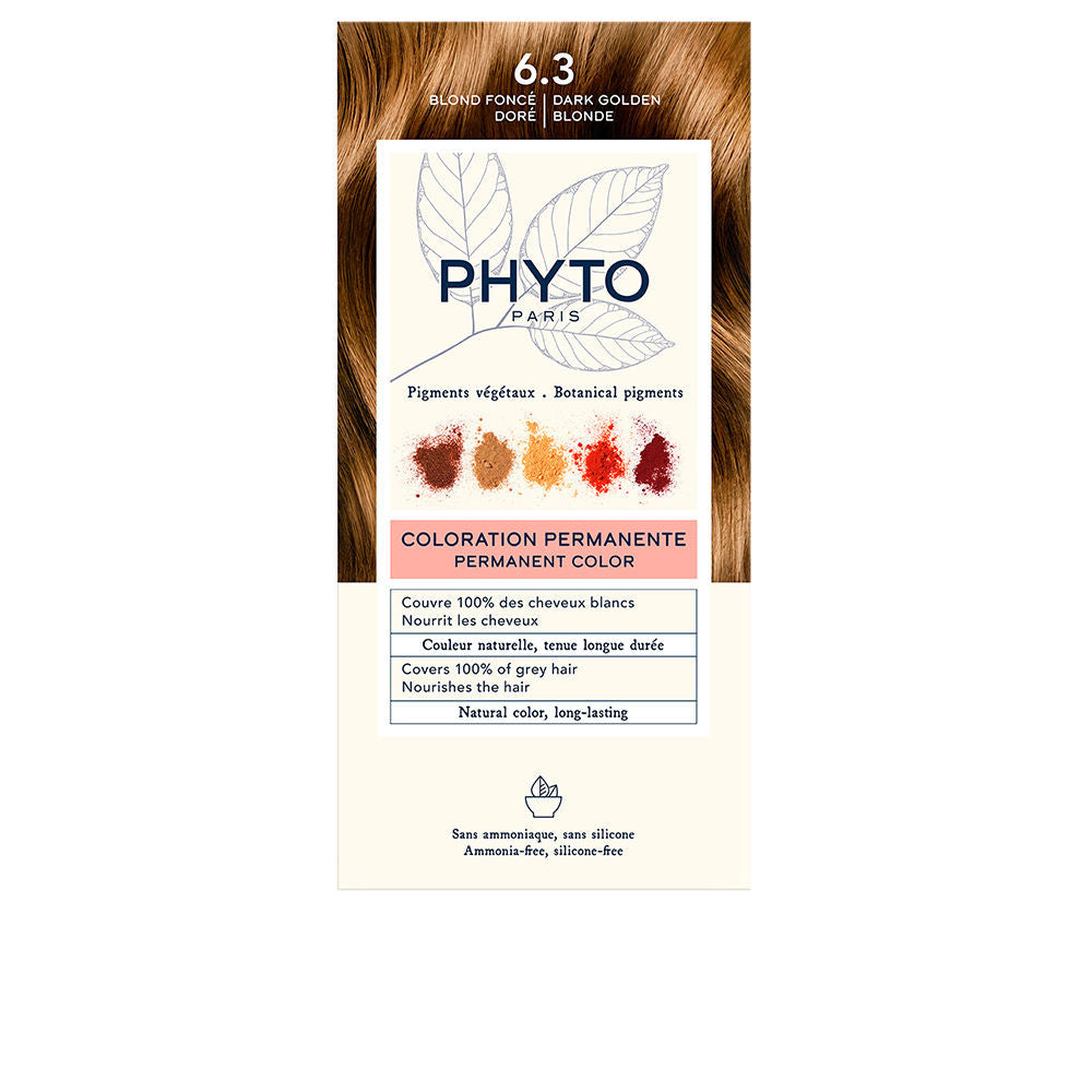 PHYTOCOLOR 63 rubio oscuro dorado 4 u