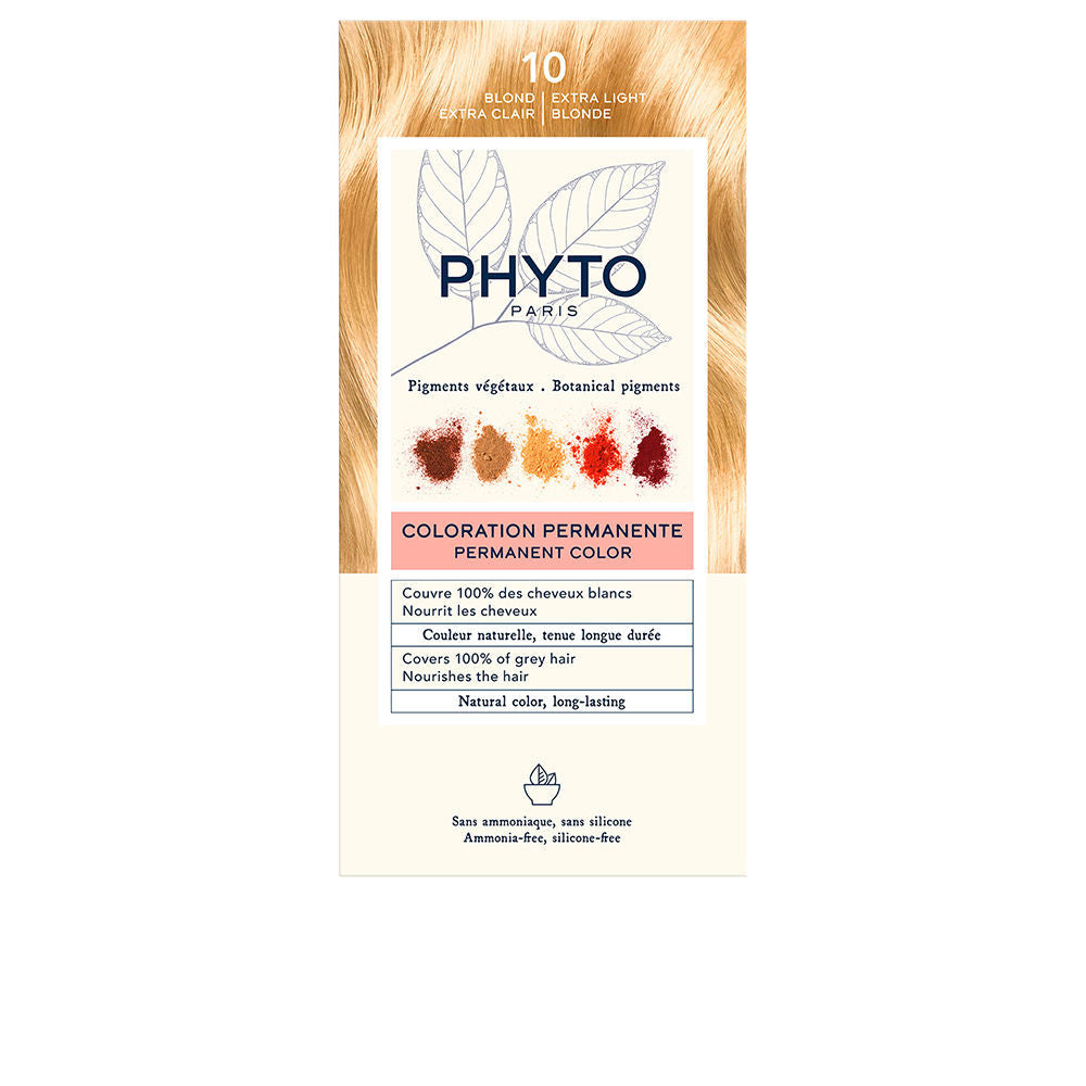 PHYTOCOLOR 10 rubio extra claro 4 u