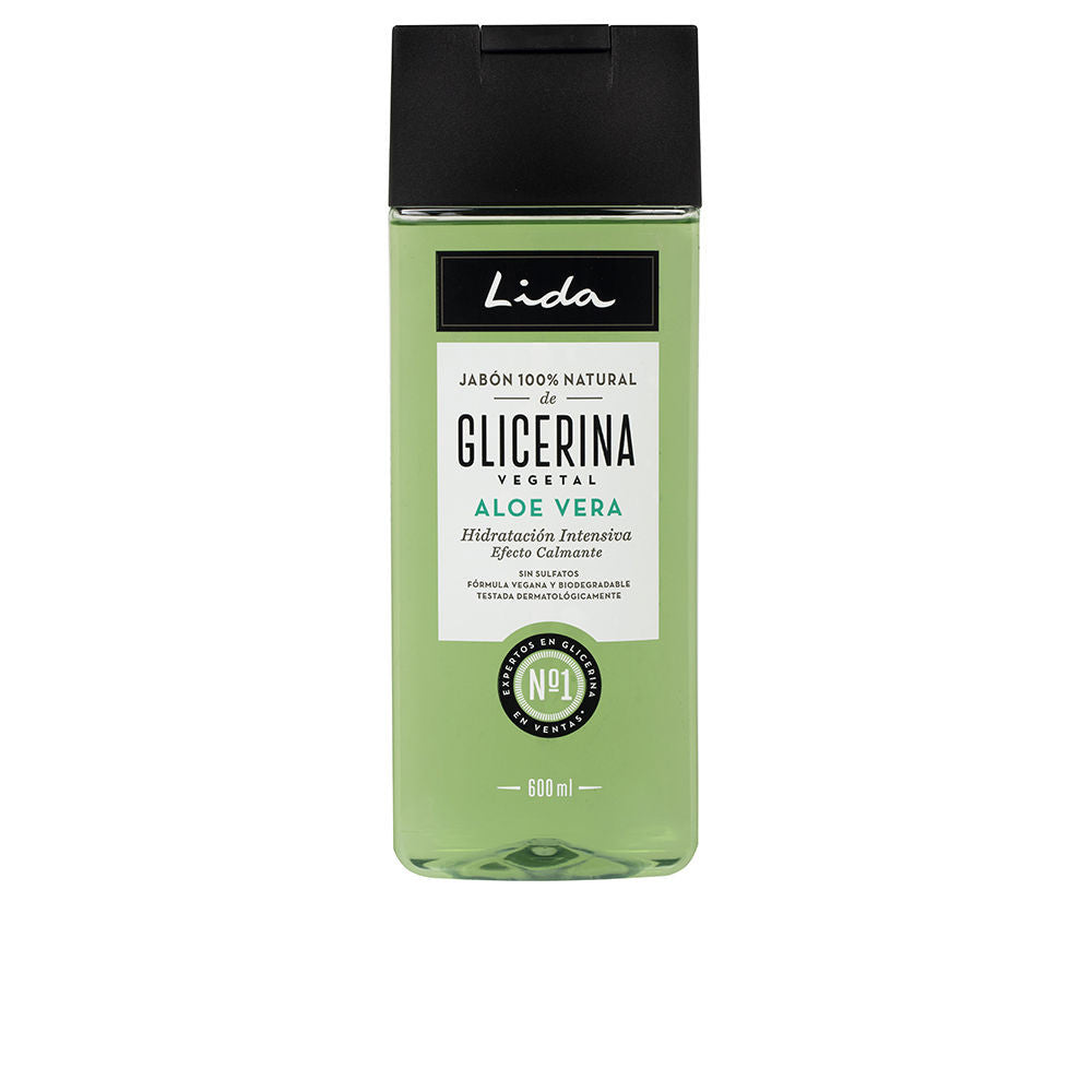 LIDA JABÓN 100% NATURAL glicerina y aloe vera 600 ml