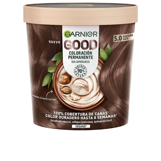 GOOD coloracion permanente sin amoniaco 50 castano cafe 217 ml