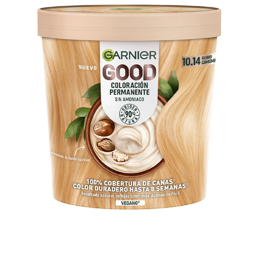 GOOD coloracion permanente sin amoniaco 1014 rubio camomila 217 ml