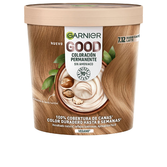 GOOD coloracion permanente sin amoniaco 712 rubio cafe latte 217 ml