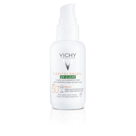 CAPITAL SOLEIL UV CLEAR fluido fotoprotector pieles grasas o con tendencia acneica SPF50+ 40 ml
