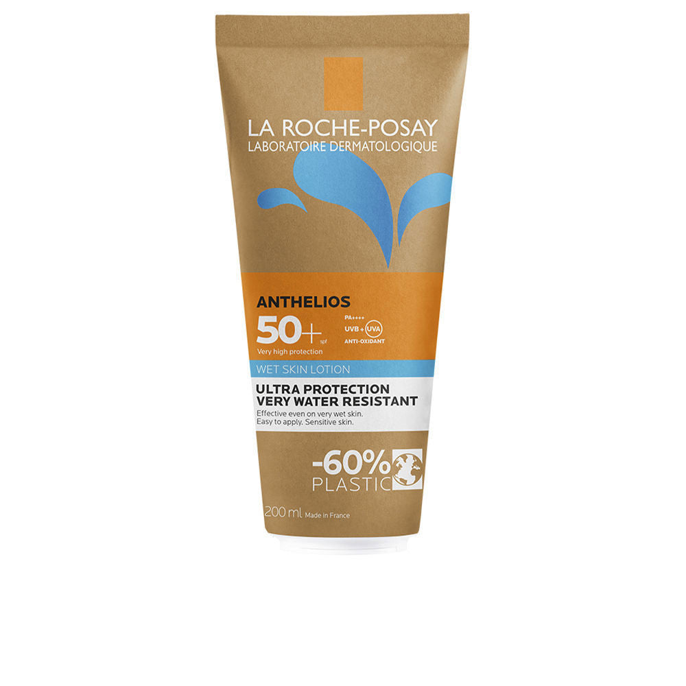 ANTHELIOS WET SKIN CARTON TUBE protector solar corporal, alta proteción UV SPF50+ 200 ml