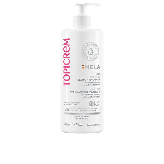 MELA leche unificadora ultra-hidratante corporal SPF15+ 500 ml
