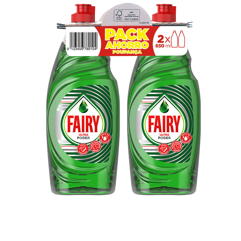 FAIRY ULTRA PODER LAVAVAJILLAS CONCENTRADO LOTE 2 x 650 ml