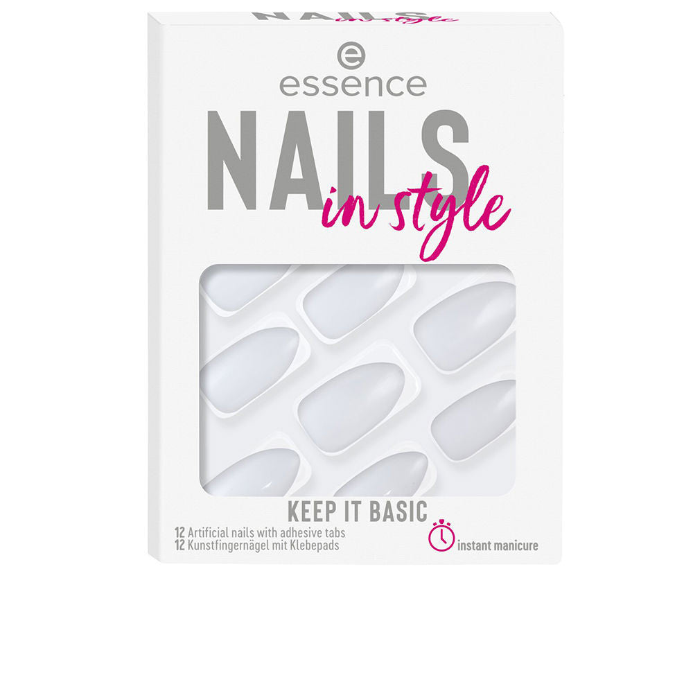 NAILS IN STYLE unas artificiales 15 keep it basic 12 u