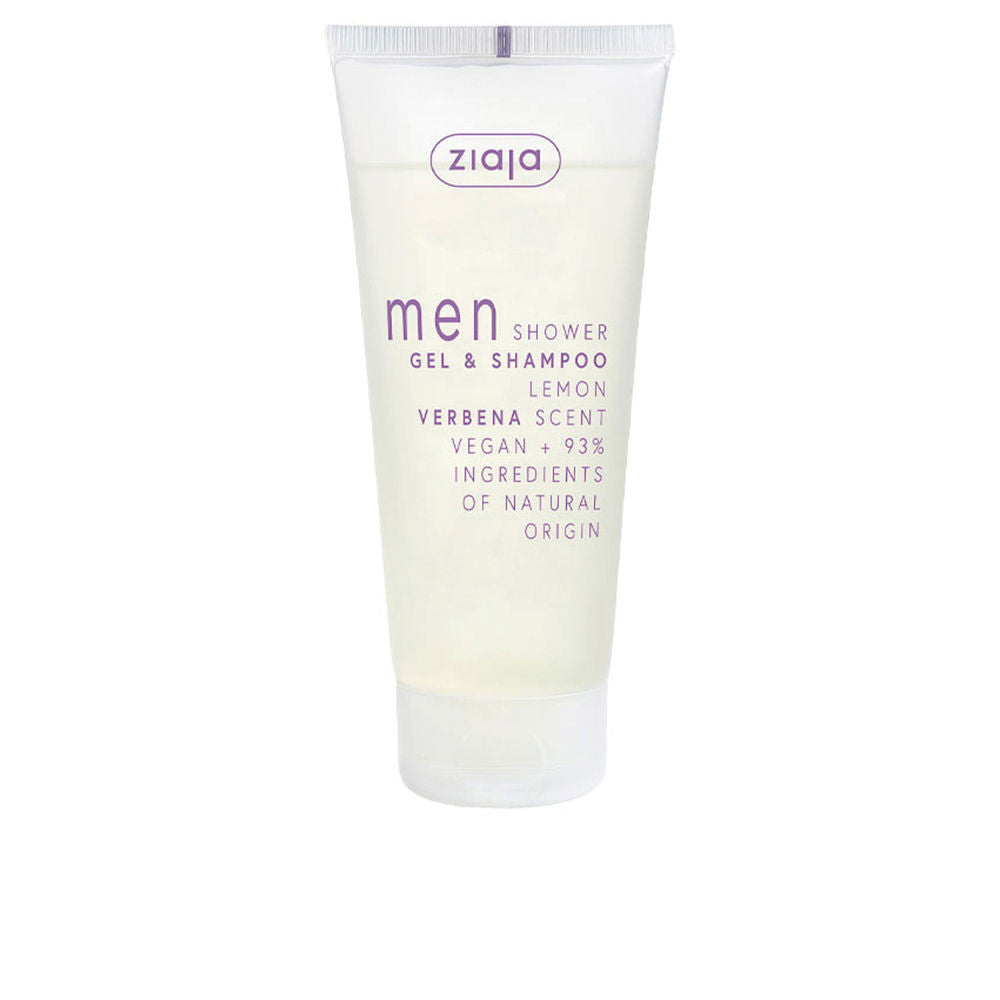 MEN gel de ducha y champú lemon verbena 200 ml