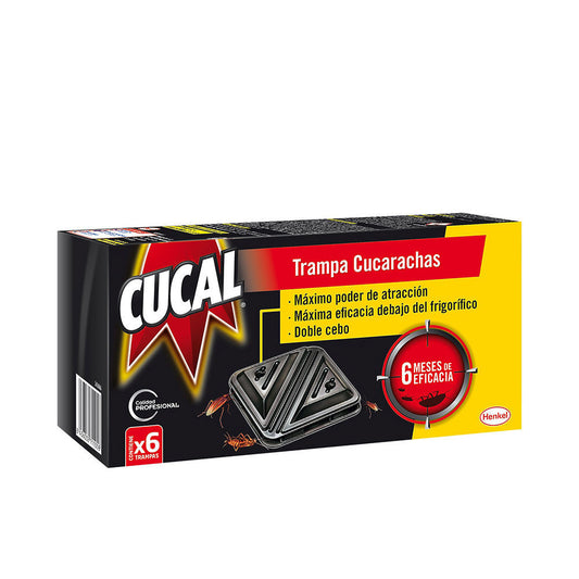 CUCAL trampa cucarachas 6 u