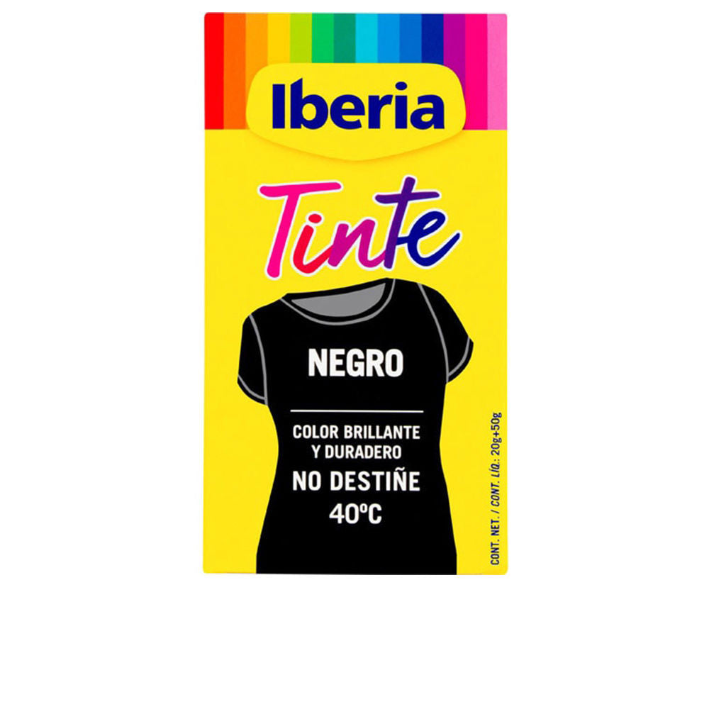 IBERIA TINTE ROPA no destine 40º negro 70 gr