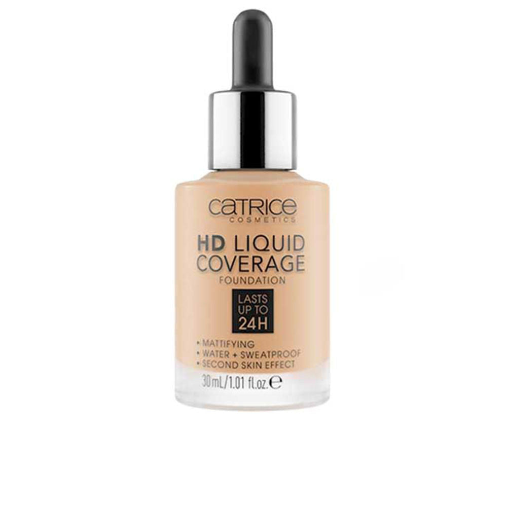HD LIQUID COVERAGE FOUNDATION lasts up to 24h 032 Nude Beige 30 ml