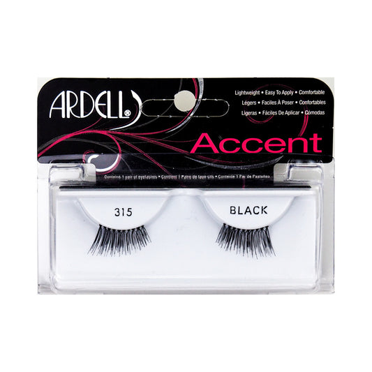 ACCENT pestanas 315 black 1 u