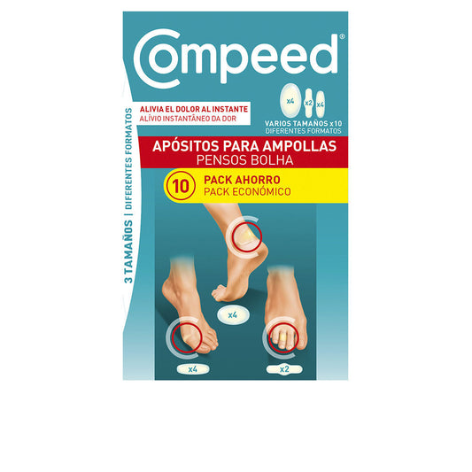 AMPOLLAS apósitos surtido 3 tamaños 10 u