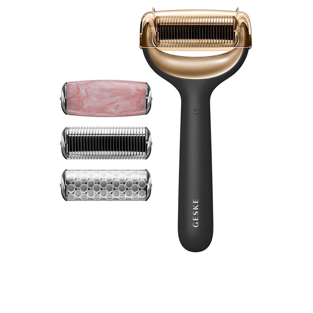 SMART APP GUIDED rodillo facial y corporal con microagujas 9 en 1 negro 4 u