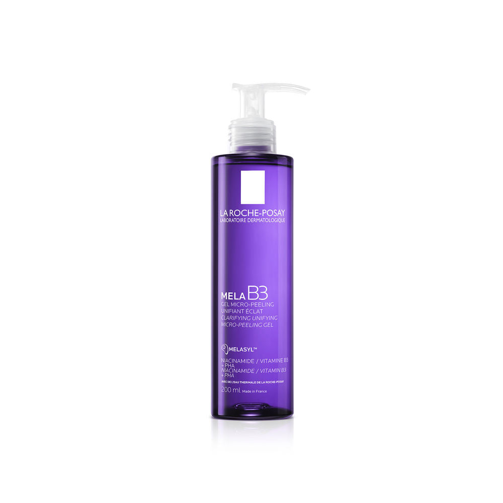 MELA B3 gel limpiador exfoliante anti manchas acelera la renovación de la piel 200 ml