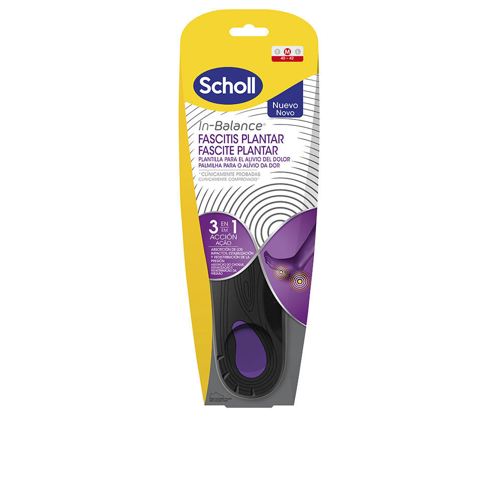 FASCITIS PLANTAR plantillas anti dolor con tecnologia in balance 3 en 1 Talla M 40 42 1 u