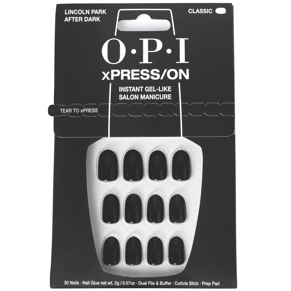 OPI xPRESS ON Unas Artificiales Tonos Iconicos Lincoln Park After Dark 30 u