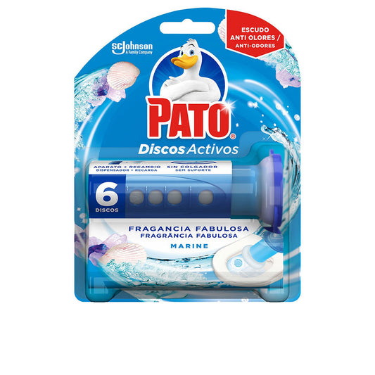 PATO WC DISCOS ACTIVOS aparato 6 recambios frescor marino 7 u